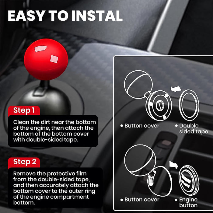 New 2024 - Ball Design Car Push Start Button Rocker