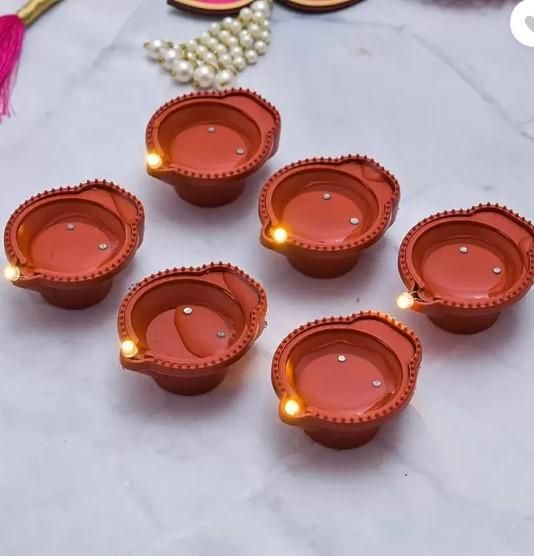 Diwali Special Bundle | 5 Products 🪔 | 3 LED Tea Light + 12 Colorful Diya + 2 Lotus Light | 12 Water Diya