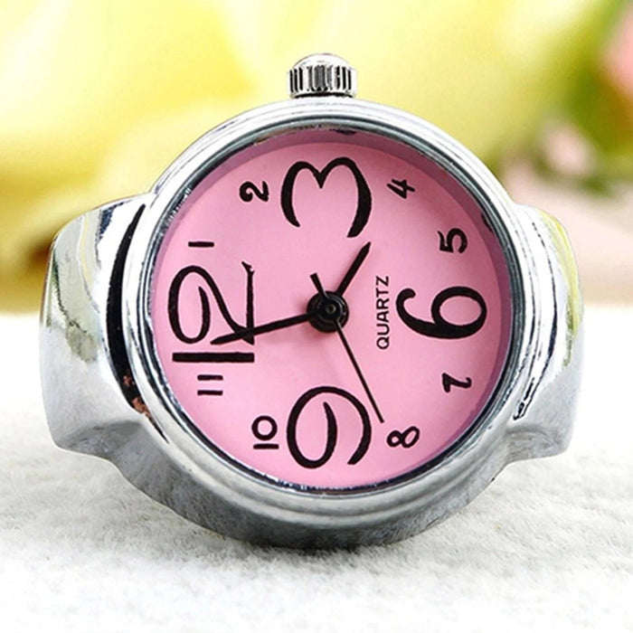 Women's and Men's Ring Watch - Analog Quartz Finger Ring