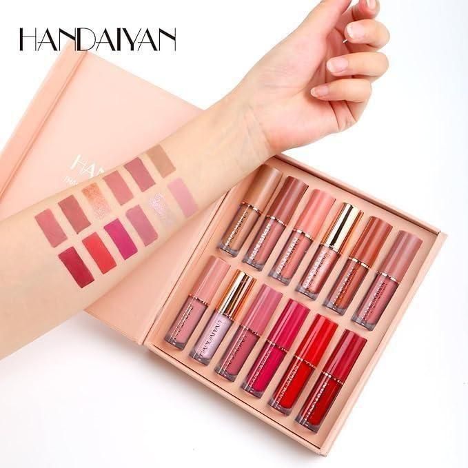 Original - Velvet Matte Liquid Lipstick - Set of 12 Pcs (Waterproof)