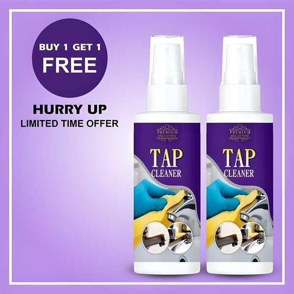 Spray for Bathroom Taps, Basins, Showers & Floor Tiles Stain Remover, 200ml (Pack of 2)