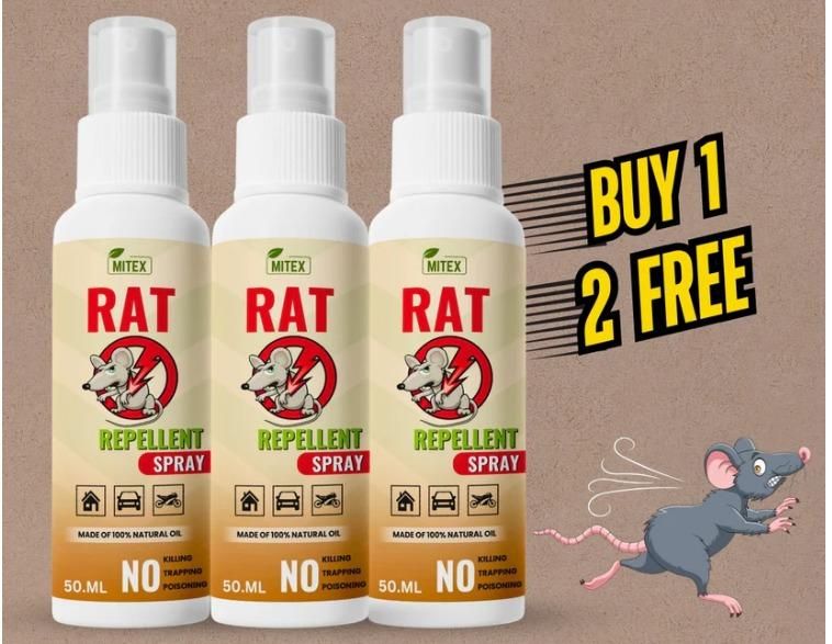 Rat Repellent Spreay 50ML | BUY 1 GET 2 FREE