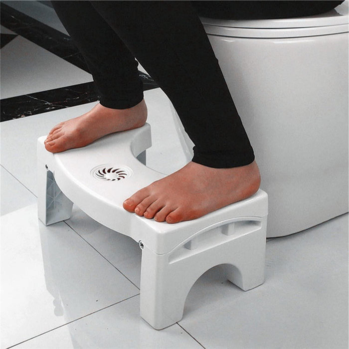 Plastic Foldable Anti-Constipation Potty Training Stool with Air Freshener Slot