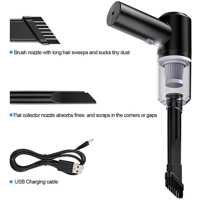 Portable Handheld Air Duster Wireless Vacuum Cleaner