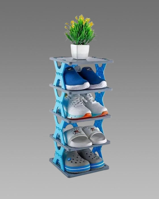 New 2024 - Smart Foldable Shoes Tier Shoe Rack 4 Layer