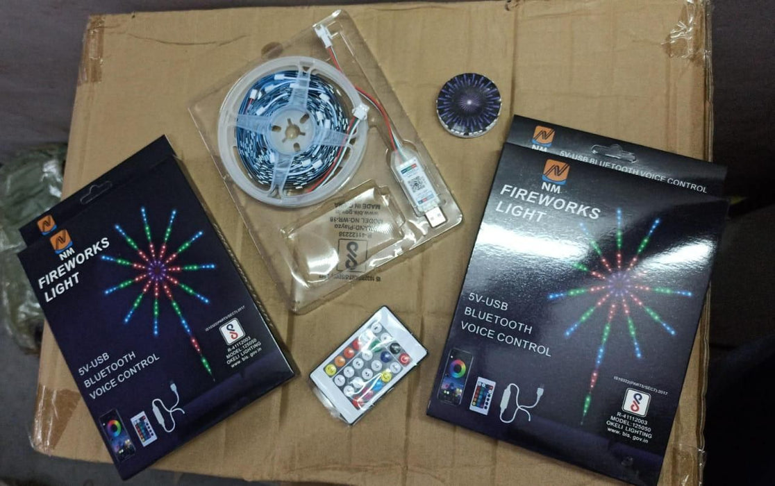 LED Fireworks Light With Remote