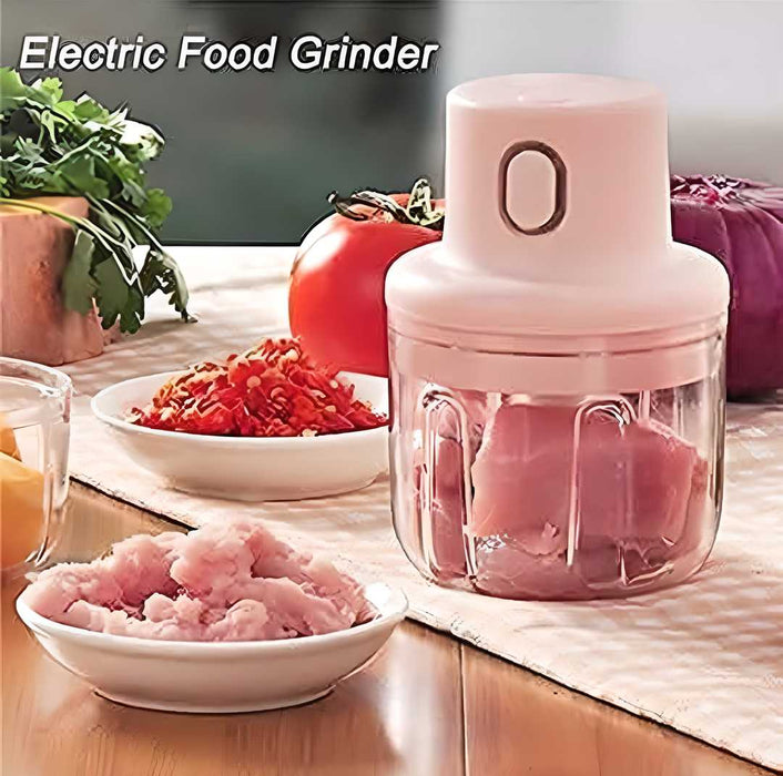 New 2024 - Portable Food Chopper With USB Cable