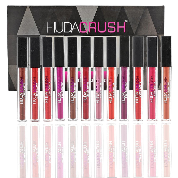 Huda Beauty matte Finishing Lipstick ( Pack of 12 )