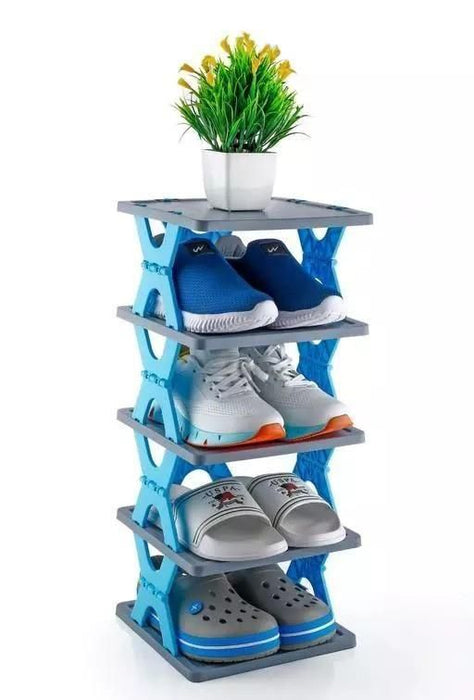 New 2024 - Smart Foldable Shoes Tier Shoe Rack 4 Layer