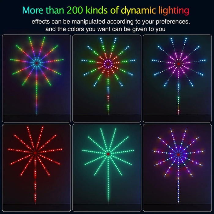 LED Fireworks Light With Remote