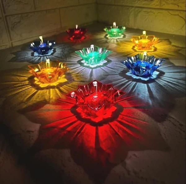 Diwali Special Bundle | 5 Products 🪔 | 3 LED Tea Light + 12 Colorful Diya + 2 Lotus Light | 12 Water Diya