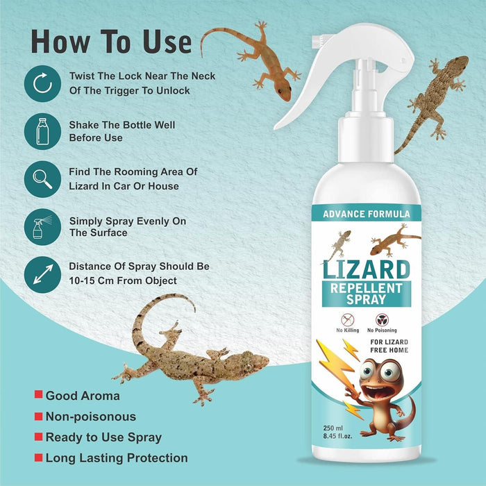 New 2024 🌟 - Lizard Repellent for Home Spray Pest Control 250ML | Buy 1 Get 1 FREE