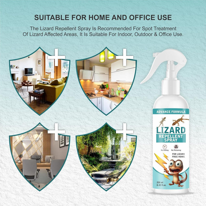 New 2024 🌟 - Lizard Repellent for Home Spray Pest Control 250ML | Buy 1 Get 1 FREE