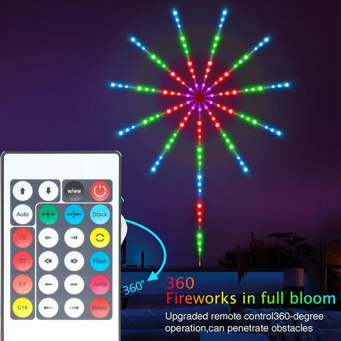 LED Fireworks Light With Remote