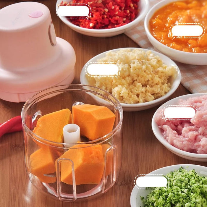 New 2024 - Portable Food Chopper With USB Cable