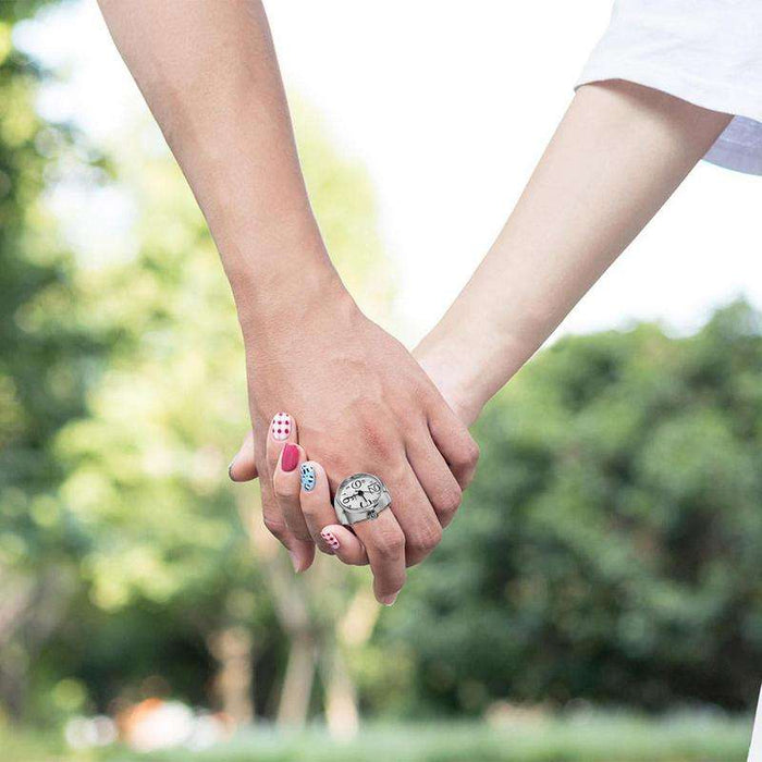 Women's and Men's Ring Watch - Analog Quartz Finger Ring