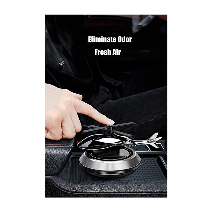 Helicopter alloy Solar Car Air Perfume Diffuser