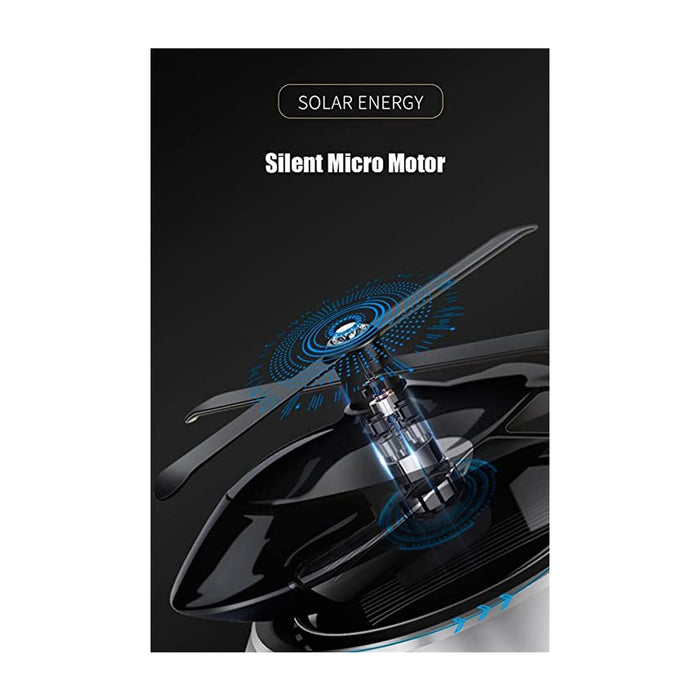 Helicopter alloy Solar Car Air Perfume Diffuser